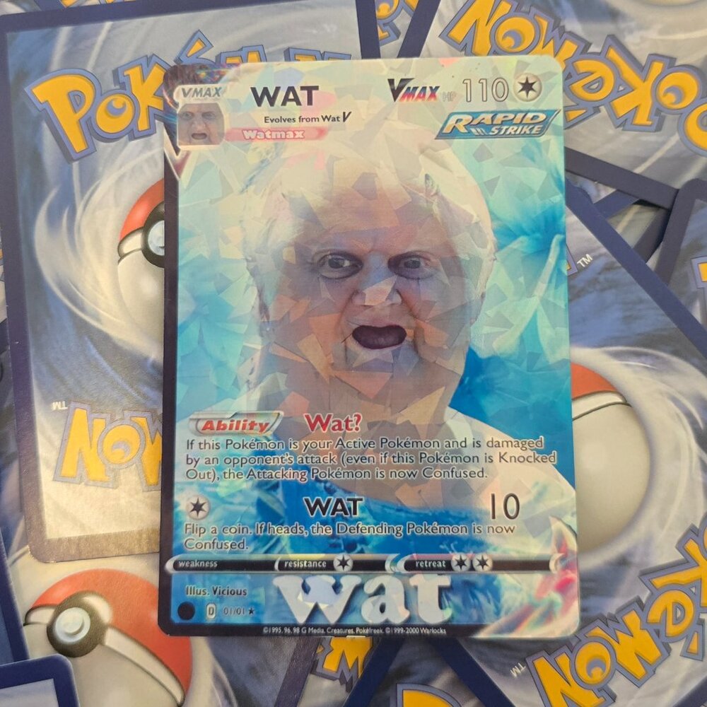 Wat lady Meme Pokemon Card